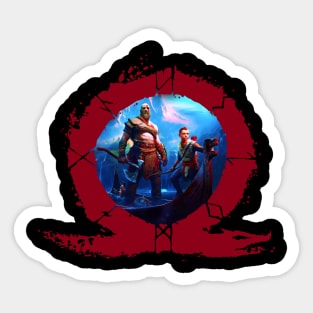 God Of War - The Boat In The Ring Sticker